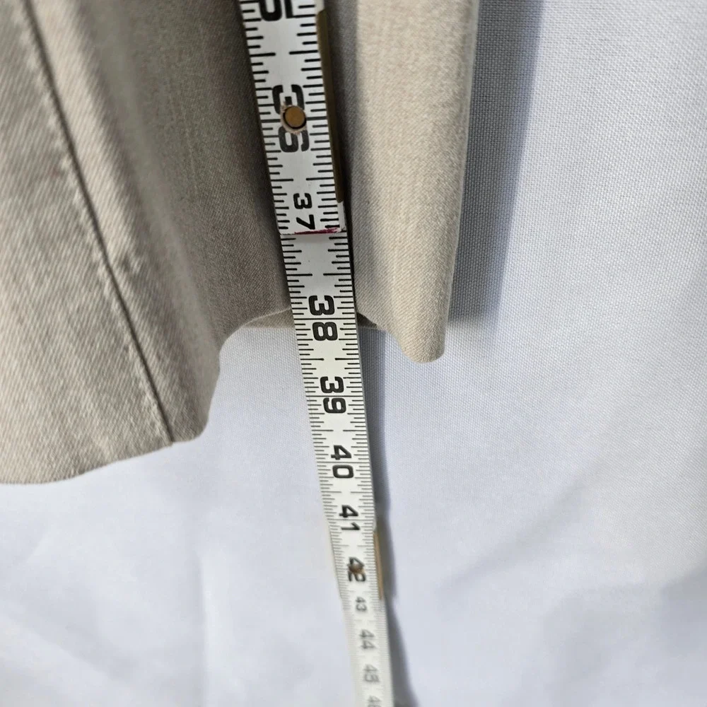 J Jill Pants Woman‎ Size 14 Khaki Beige Career Casual Travel Straight Stretch